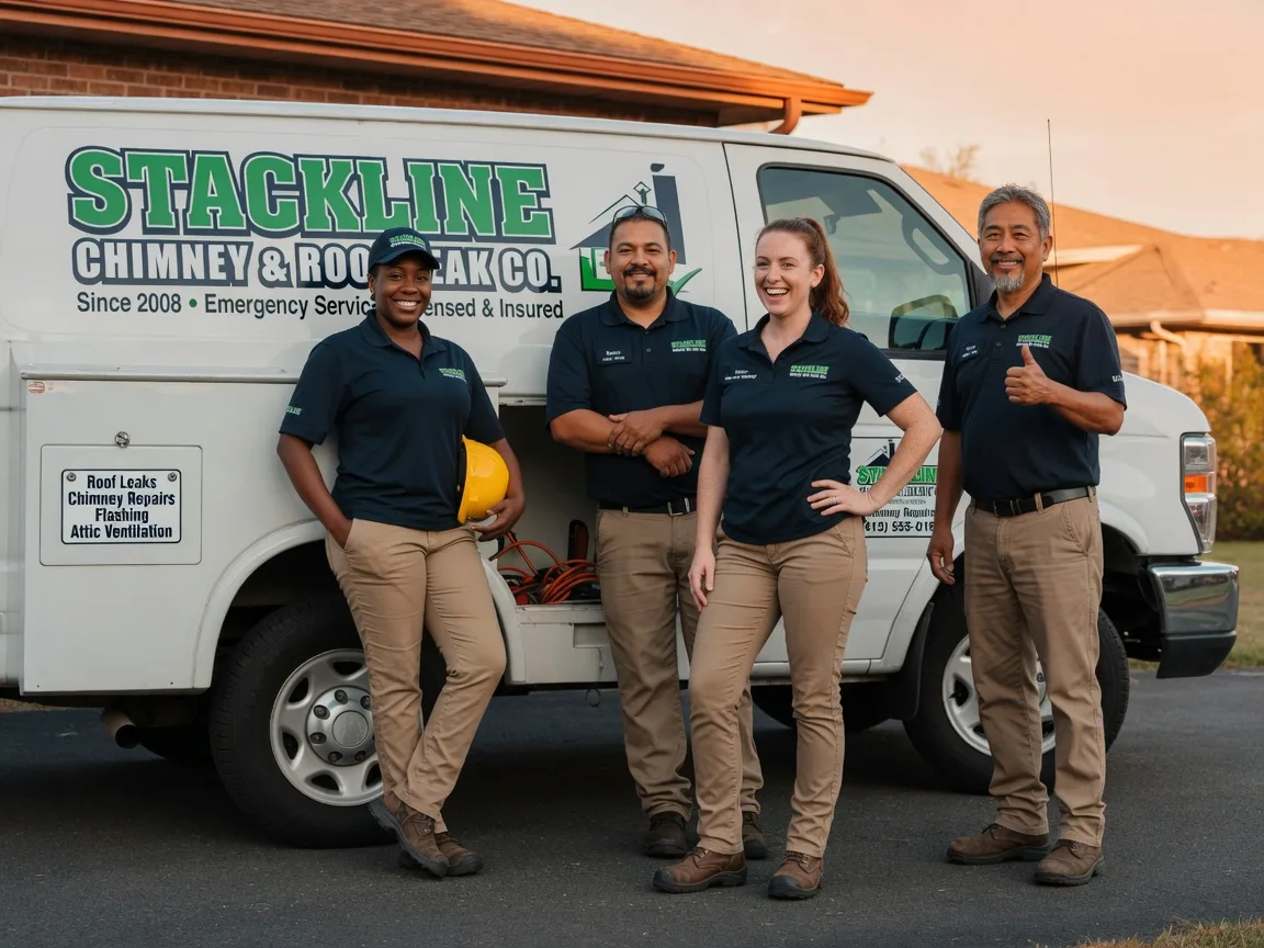 Chimney flashing repair company in Washburn, ND